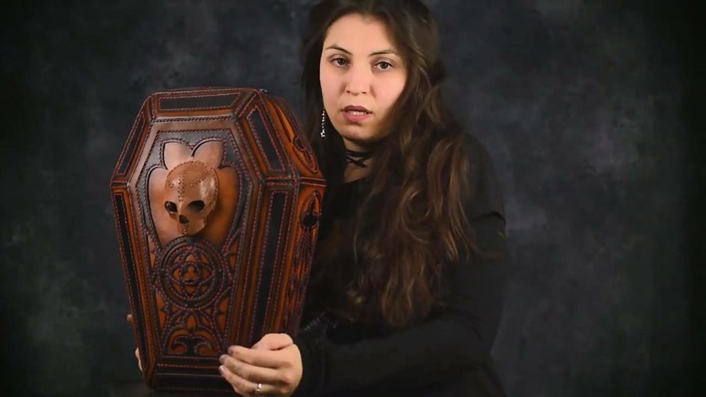 图片[2]-手工皮具图纸 棺材背包lh060-皮艺果手工皮具图纸