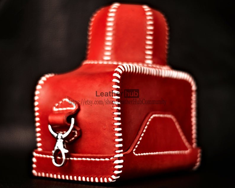 图片[3]-手工皮具图纸 相机包lh066-皮艺果手工皮具图纸