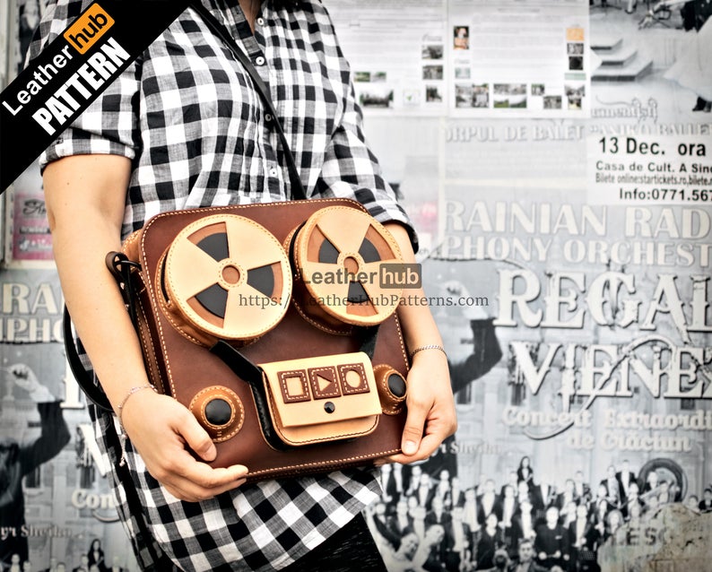 图片[2]-手工皮具图纸 音乐包lh067-皮艺果手工皮具图纸