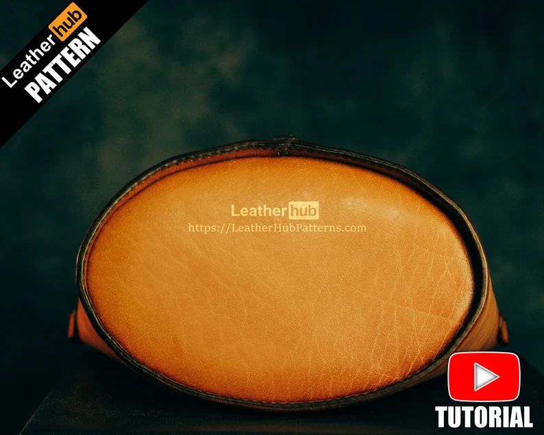 图片[3]-手工皮具图纸 水桶包lh074-皮艺果手工皮具图纸