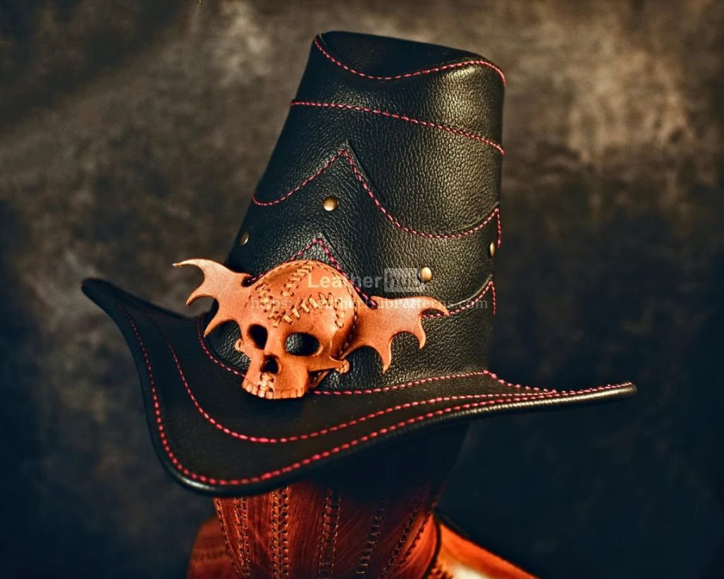 图片[3]-手工皮具图纸 海盗帽子lh078-皮艺果手工皮具图纸