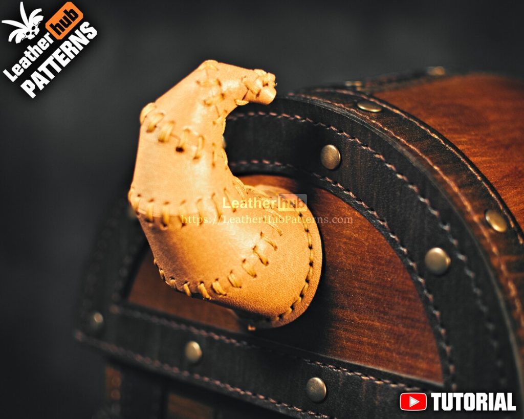 图片[3]-手工皮具图纸 妖怪箱子lh079-皮艺果手工皮具图纸