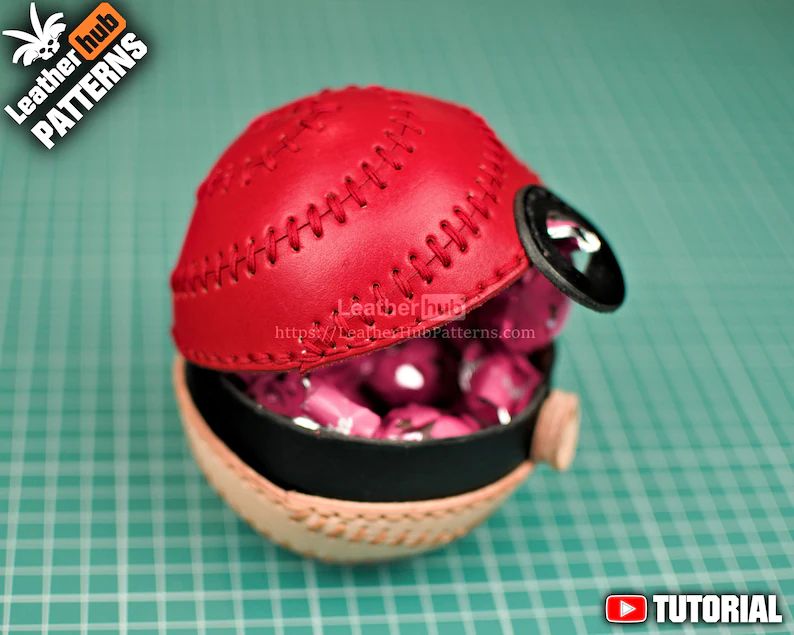 图片[2]-手工皮具图纸 糖果包lh093-皮艺果手工皮具图纸