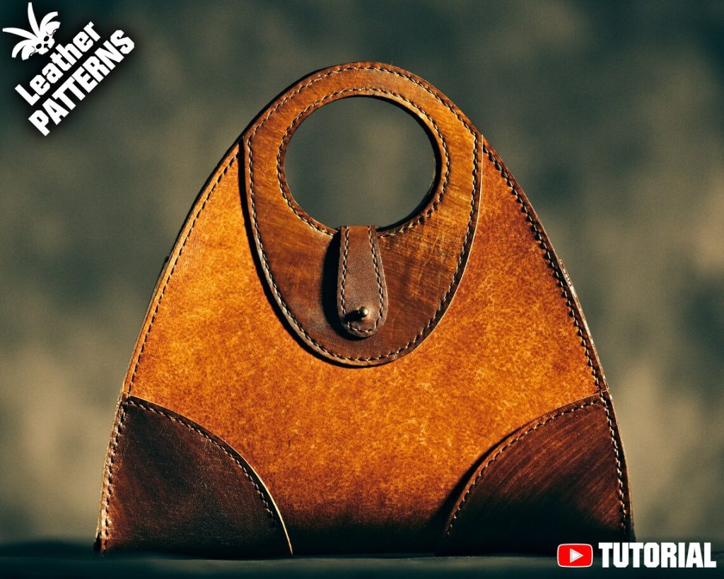 图片[1]-手工皮具图纸 手腕包lh098-皮艺果手工皮具图纸