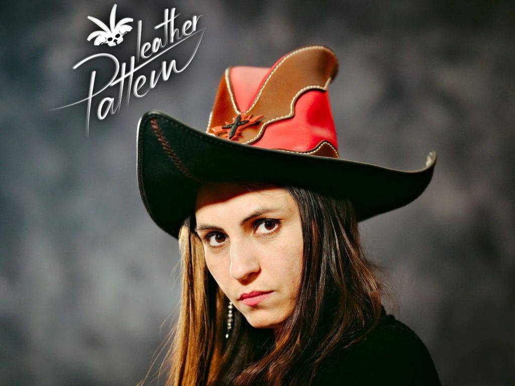 图片[1]-手工皮具图纸 帽子lh100-皮艺果手工皮具图纸