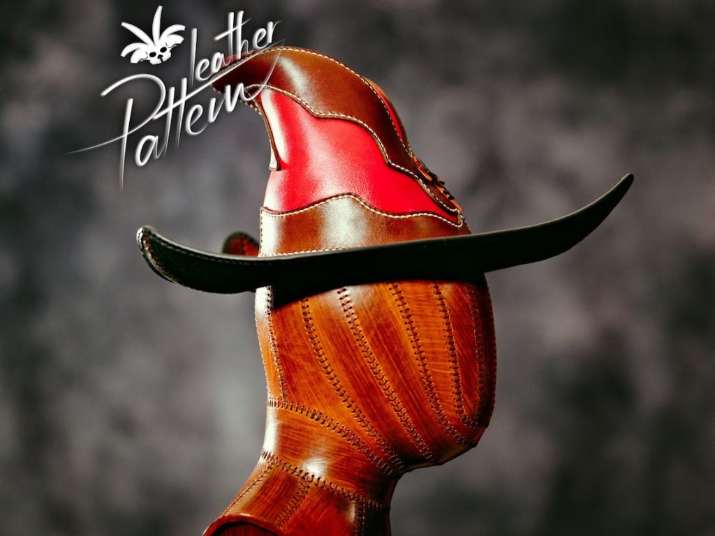 图片[3]-手工皮具图纸 帽子lh100-皮艺果手工皮具图纸