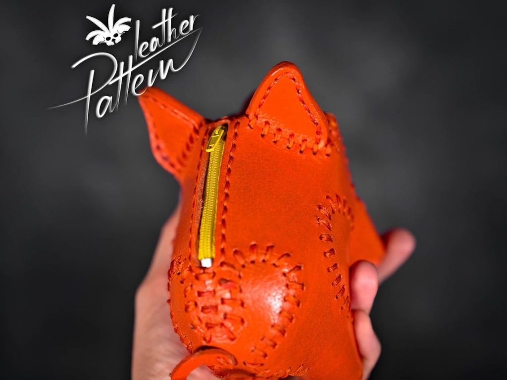 图片[3]-手工皮具图纸 小猪零钱lh102-皮艺果手工皮具图纸