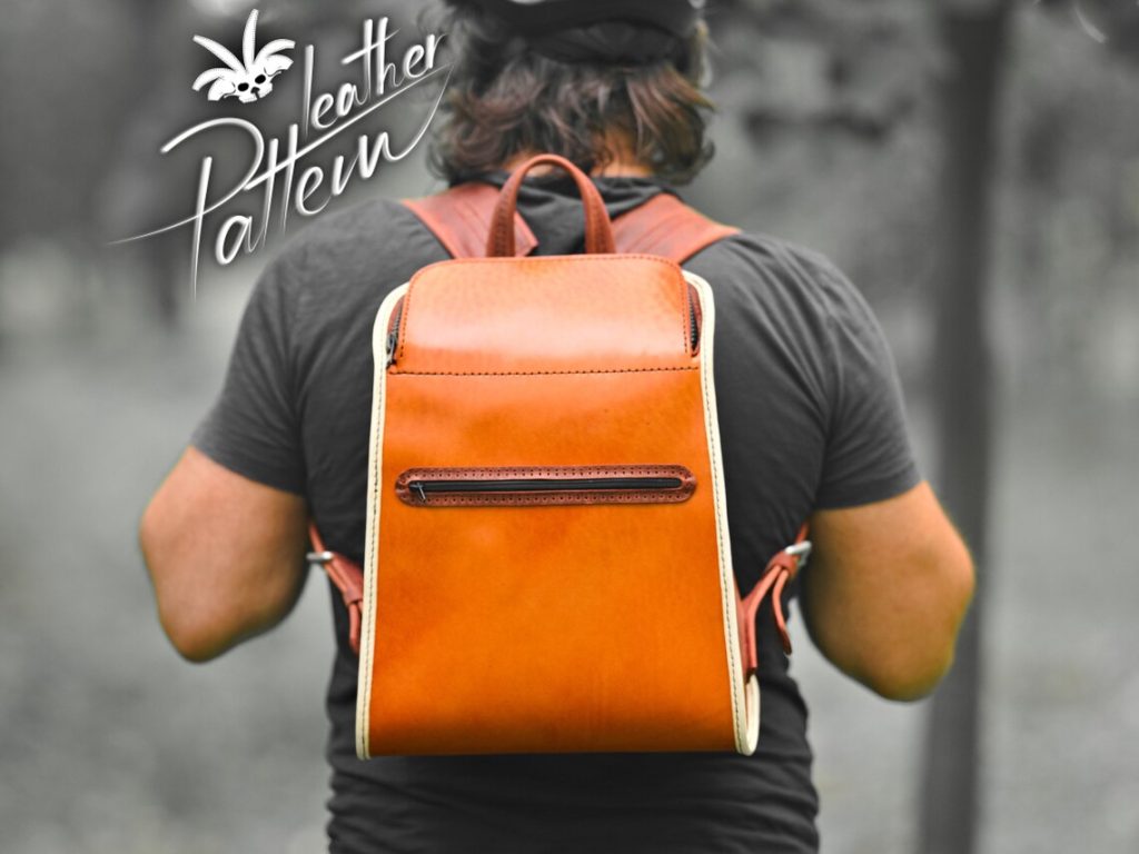 图片[3]-手工皮具图纸 背包lh105-皮艺果手工皮具图纸