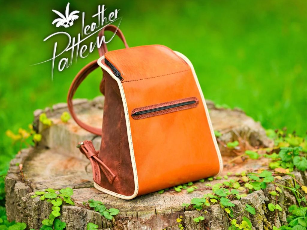 图片[1]-手工皮具图纸 背包lh105-皮艺果手工皮具图纸