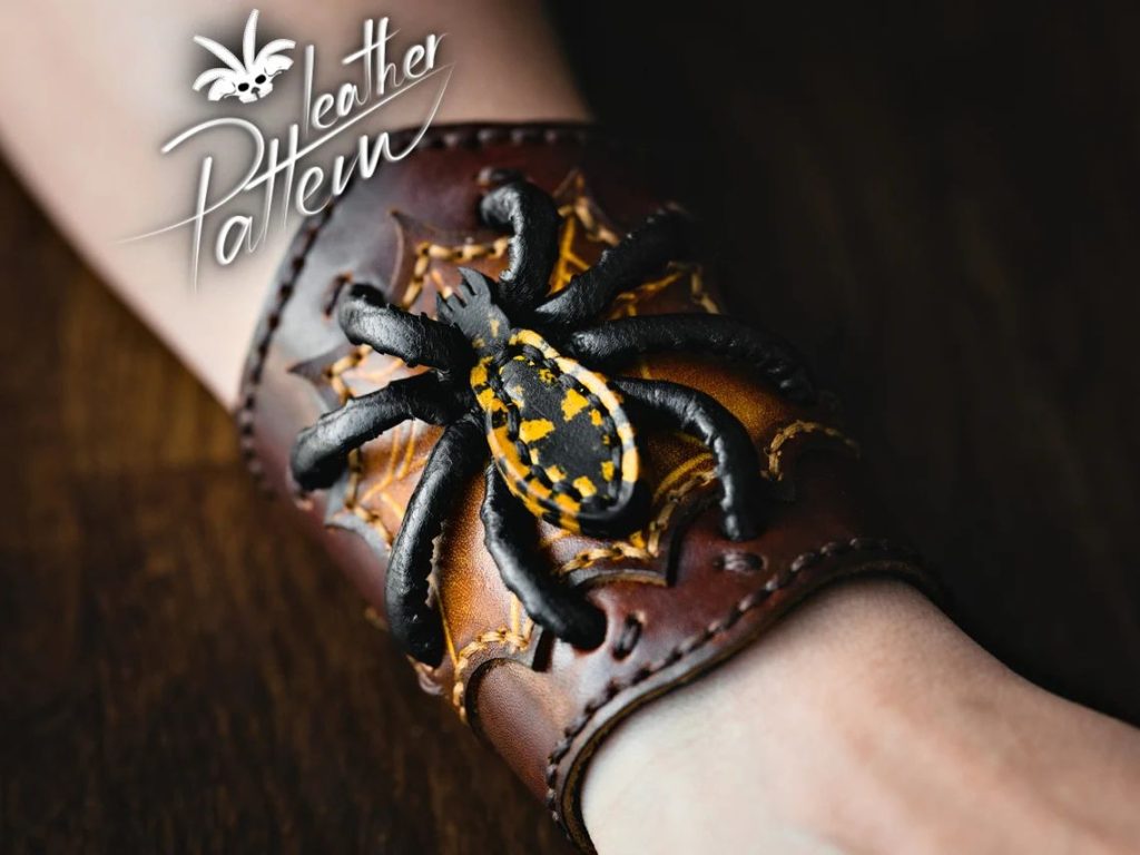 图片[3]-手工皮具图纸 护腕lh115-皮艺果手工皮具图纸