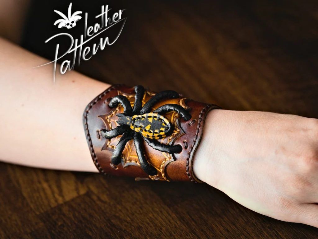 图片[1]-手工皮具图纸 护腕lh115-皮艺果手工皮具图纸