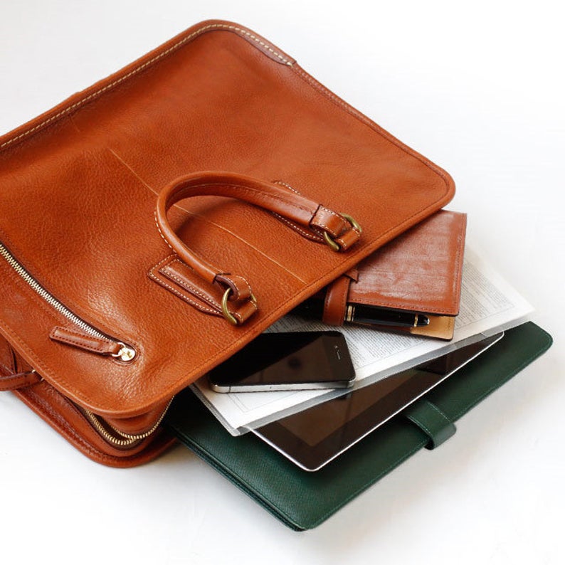 图片[2]-手工皮具图纸 公文包lp007-皮艺果手工皮具图纸