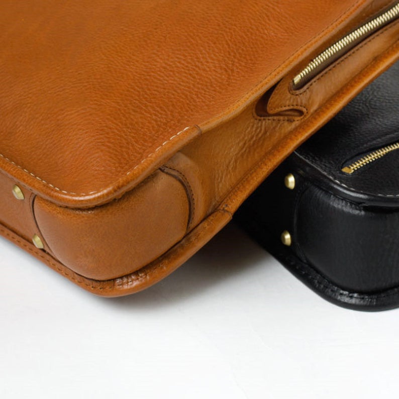 图片[3]-手工皮具图纸 公文包lp007-皮艺果手工皮具图纸