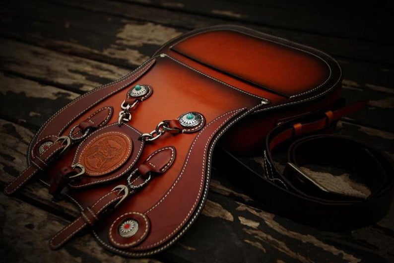 图片[3]-手工皮具图纸 机车包lp015-皮艺果手工皮具图纸