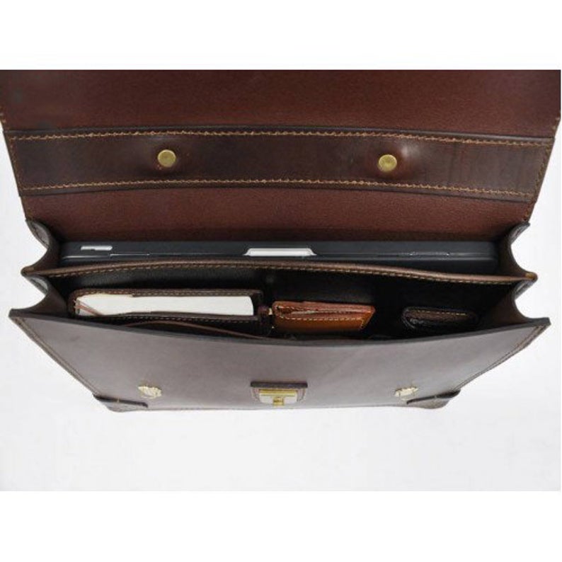 图片[3]-手工皮具图纸 公文包lp022-皮艺果手工皮具图纸