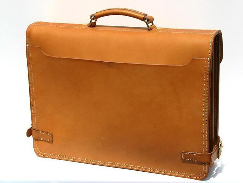 图片[2]-手工皮具图纸 公文包lp022-皮艺果手工皮具图纸