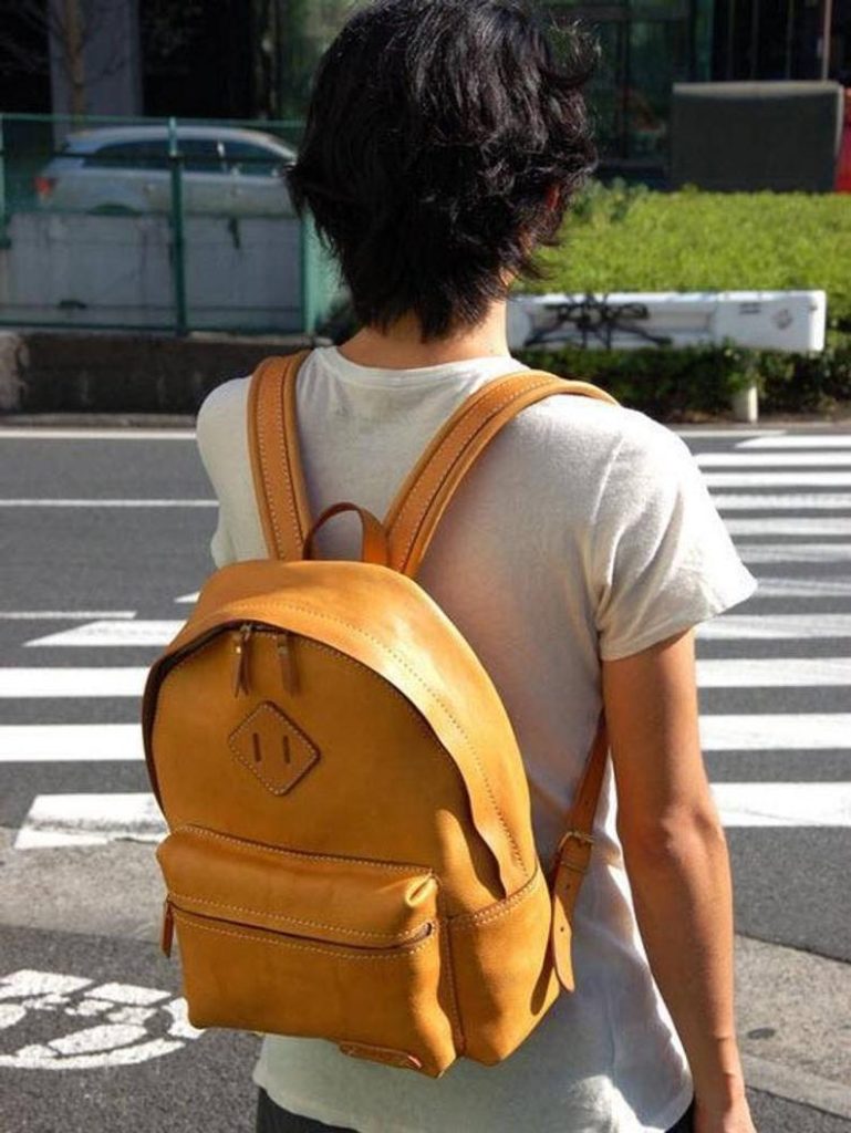 图片[1]-手工皮具图纸 双肩包lp025-皮艺果手工皮具图纸