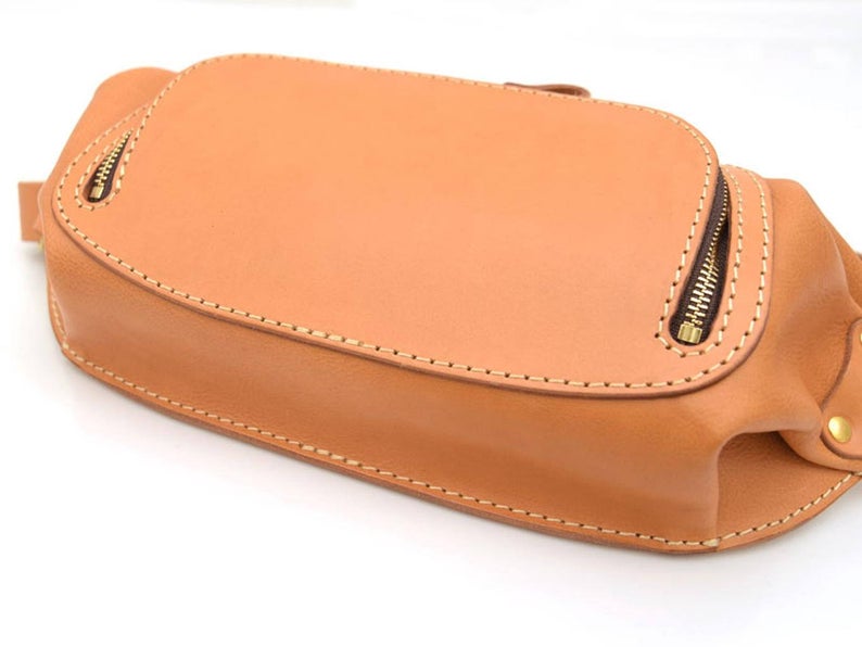 图片[3]-手工皮具图纸 胸挎包lp026-皮艺果手工皮具图纸