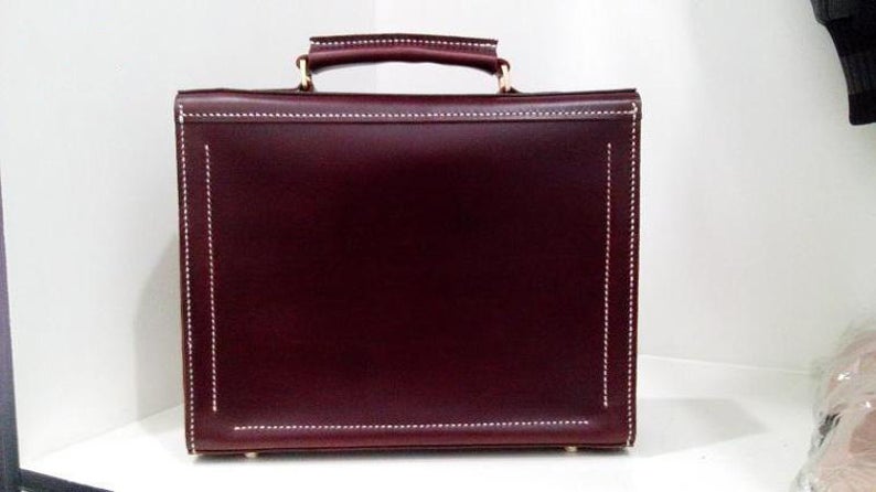 图片[2]-手工皮具图纸 公文包lp031-皮艺果手工皮具图纸