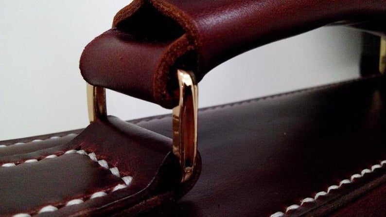 图片[3]-手工皮具图纸 公文包lp031-皮艺果手工皮具图纸