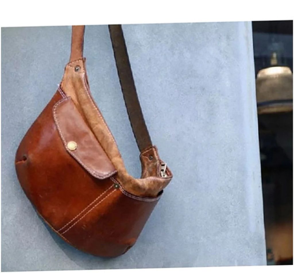 图片[1]-手工皮具图纸 机车包lp032-皮艺果手工皮具图纸