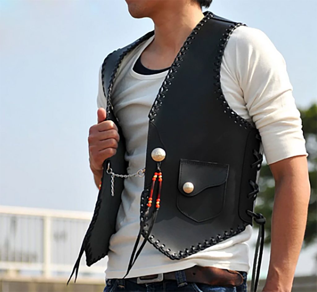 图片[1]-手工皮具图纸 马甲lp033-皮艺果手工皮具图纸