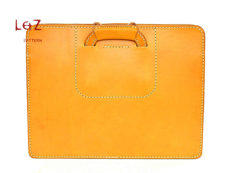 图片[2]-手工皮具图纸 公文包lp035-皮艺果手工皮具图纸