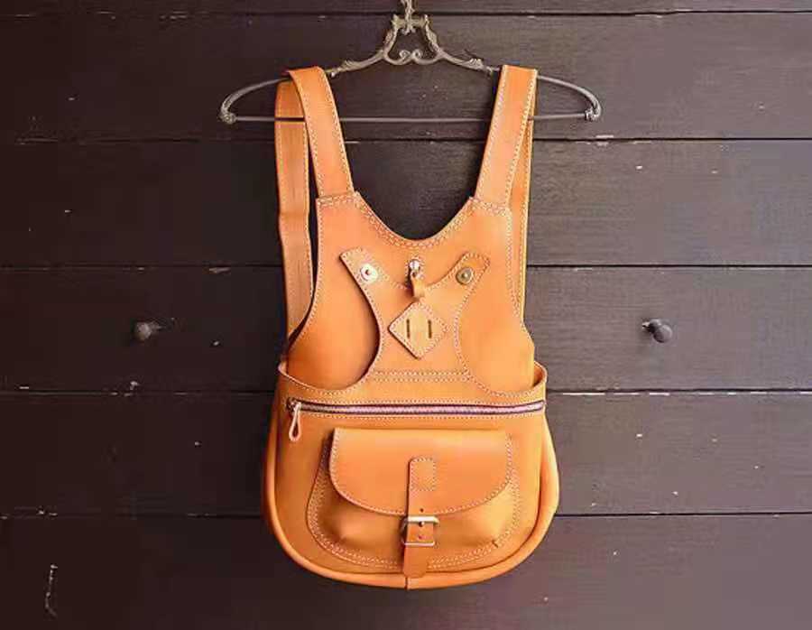 图片[1]-手工皮具图纸 双肩包lp039-皮艺果手工皮具图纸