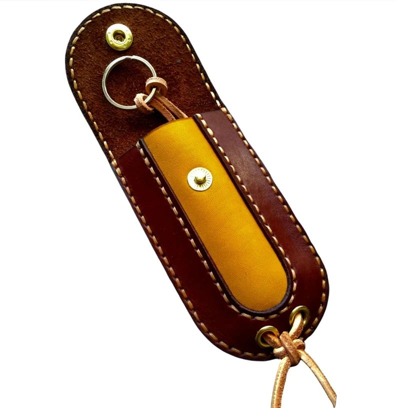 图片[3]-手工皮具图纸 钥匙包mt003-皮艺果手工皮具图纸