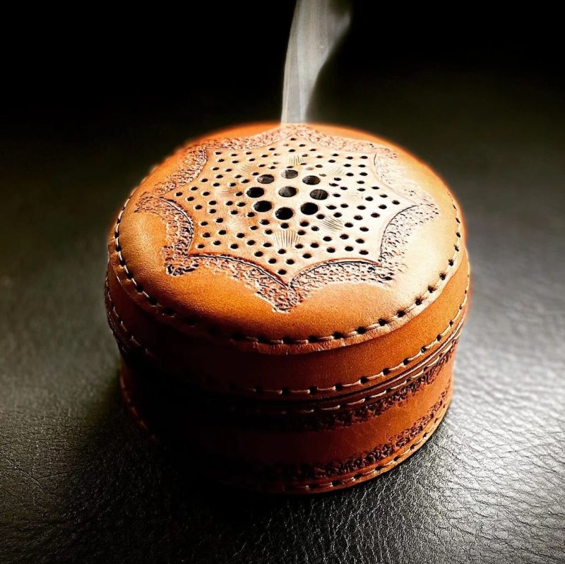 手工皮具图纸 香炉mt004-皮艺果手工皮具图纸