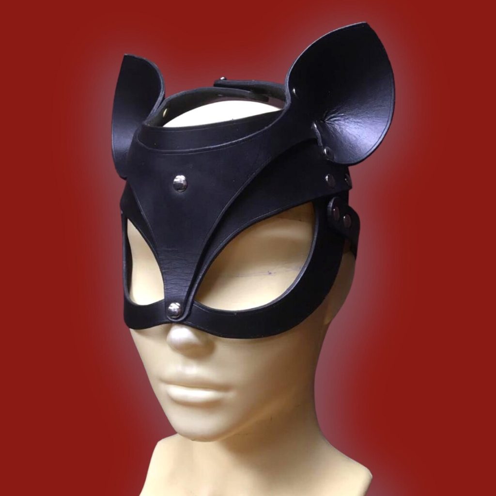 图片[1]-手工皮具图纸 面具mt006-皮艺果手工皮具图纸