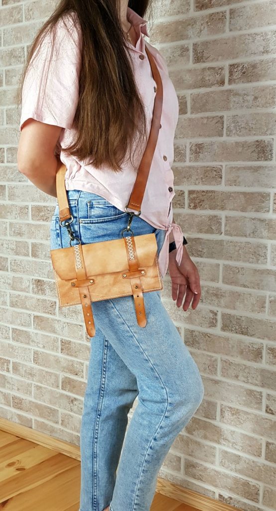 图片[1]-手工皮具图纸 mini挎包mg007-皮艺果手工皮具图纸