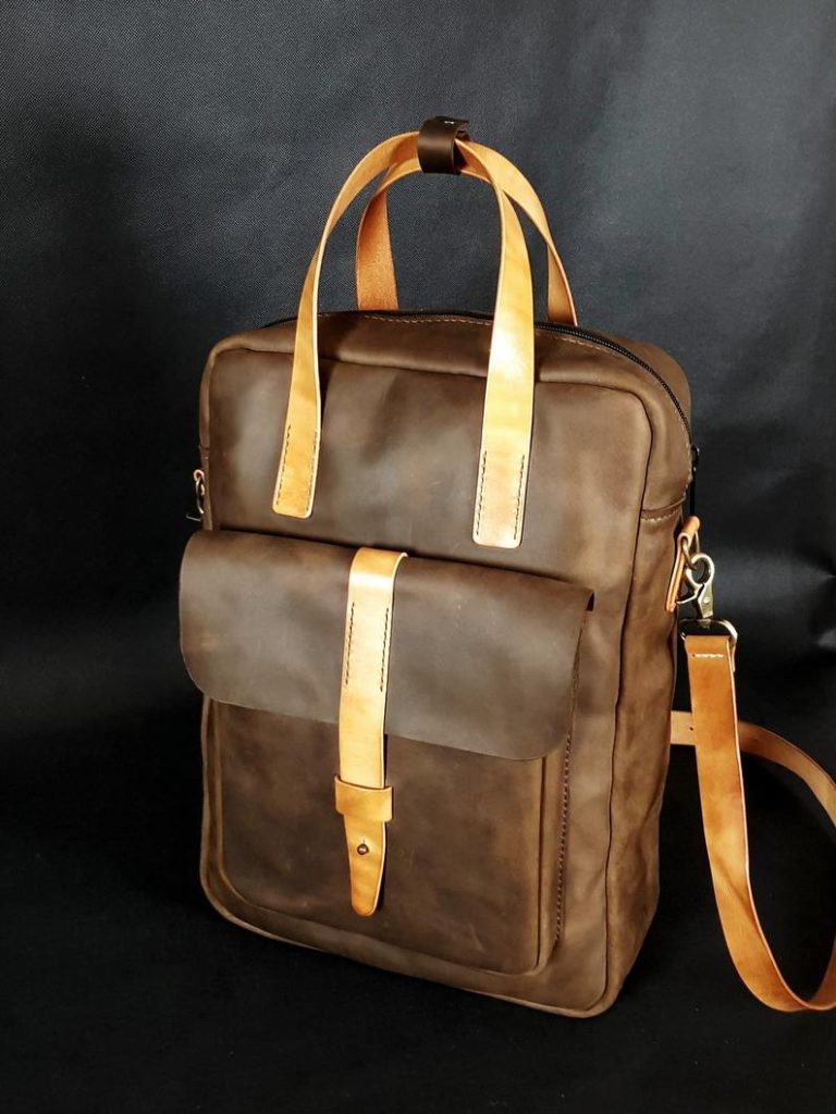 图片[1]-手工皮具图纸 公文包mg011-皮艺果手工皮具图纸