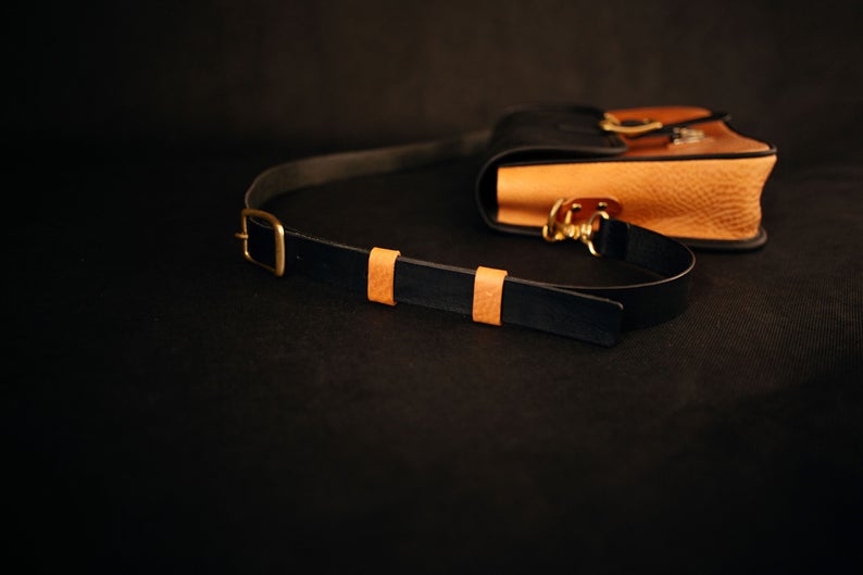 图片[3]-手工皮具图纸 单肩包mg015-皮艺果手工皮具图纸