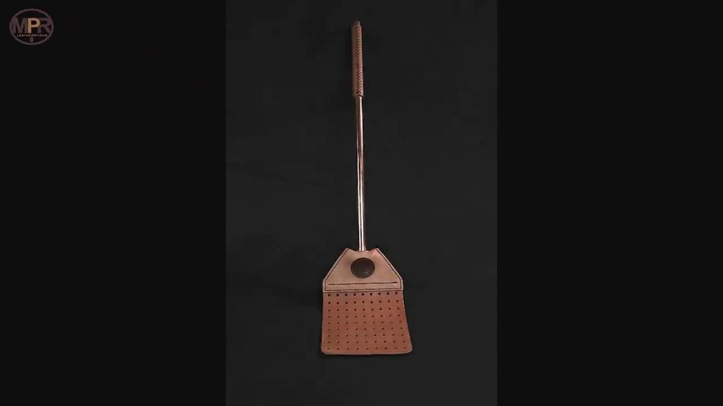 图片[1]-手工皮具图纸 苍蝇拍mp001-皮艺果手工皮具图纸