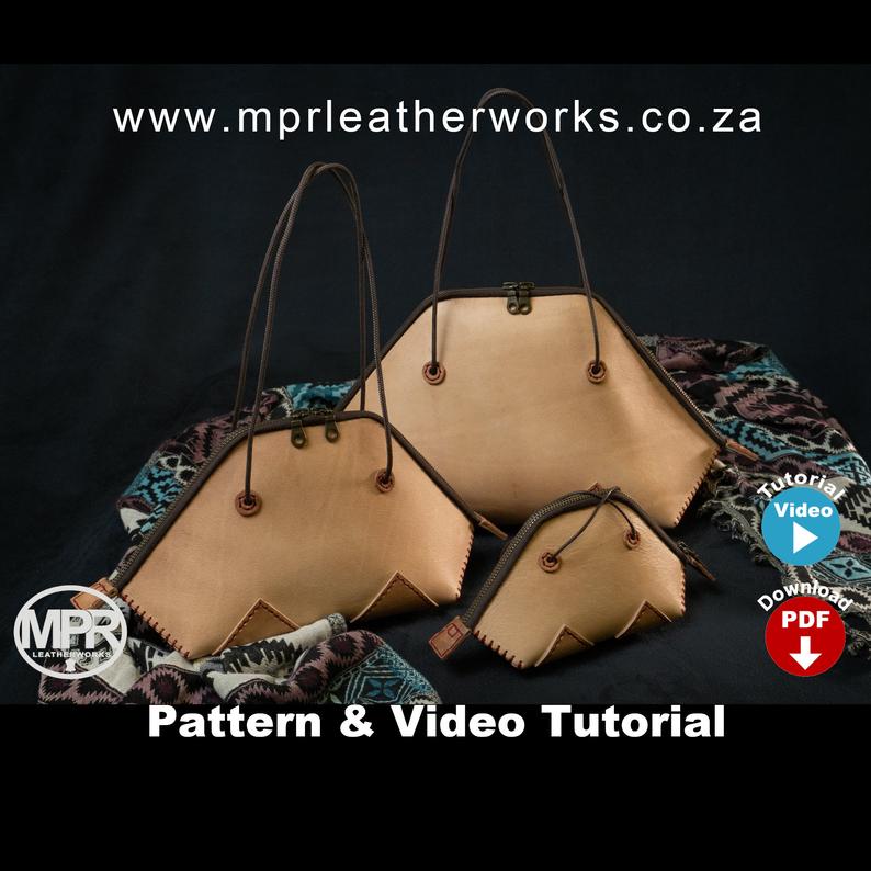 图片[2]-手工皮具图纸 手腕包mp006-皮艺果手工皮具图纸