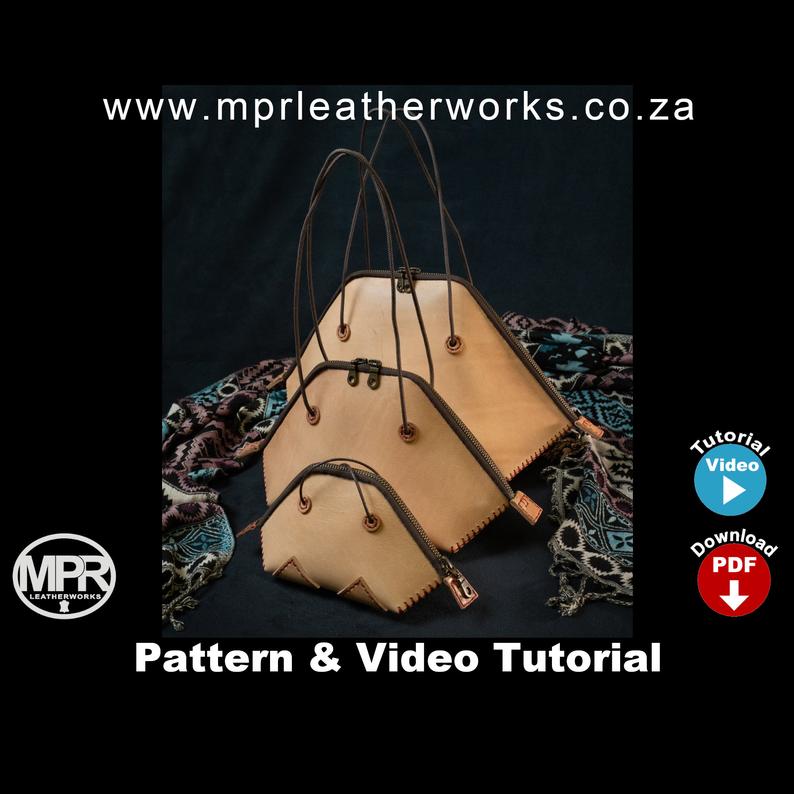 图片[3]-手工皮具图纸 手腕包mp006-皮艺果手工皮具图纸