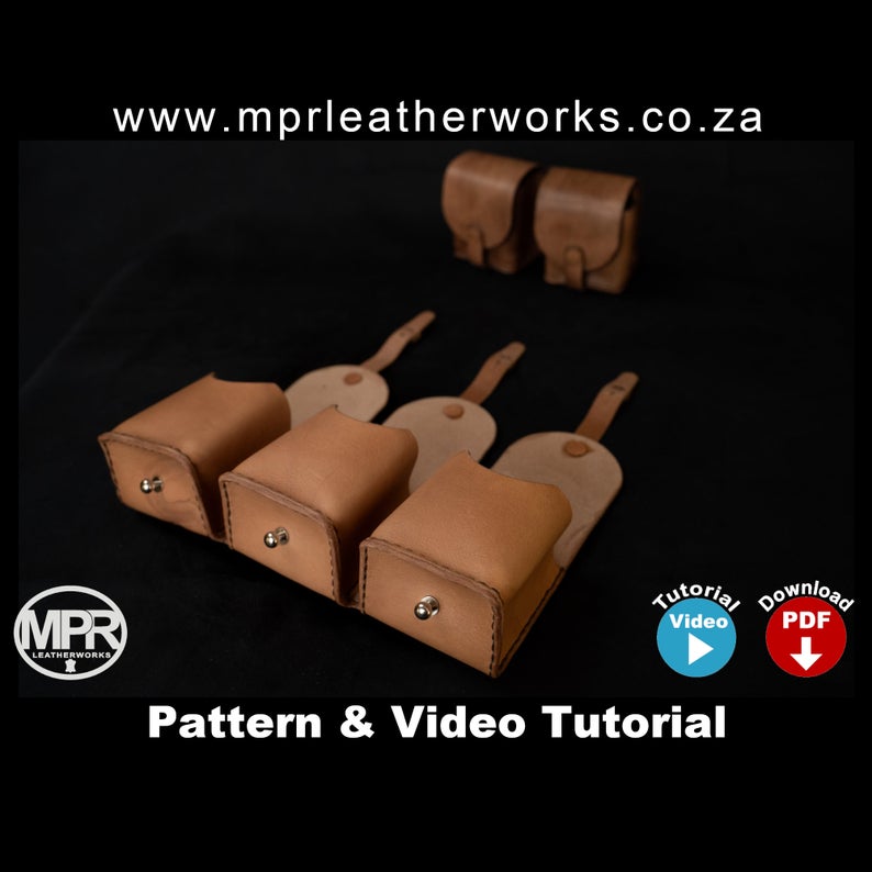 图片[2]-手工皮具图纸 腰带包mp009-皮艺果手工皮具图纸