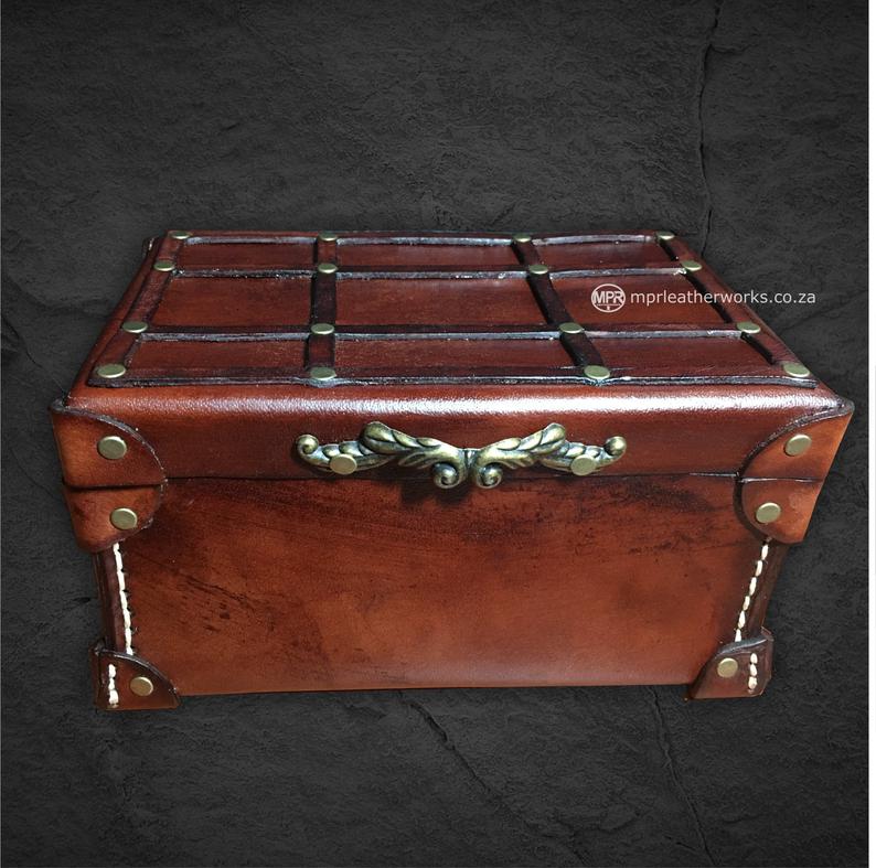 手工皮具图纸 珠宝箱mp010-皮艺果手工皮具图纸