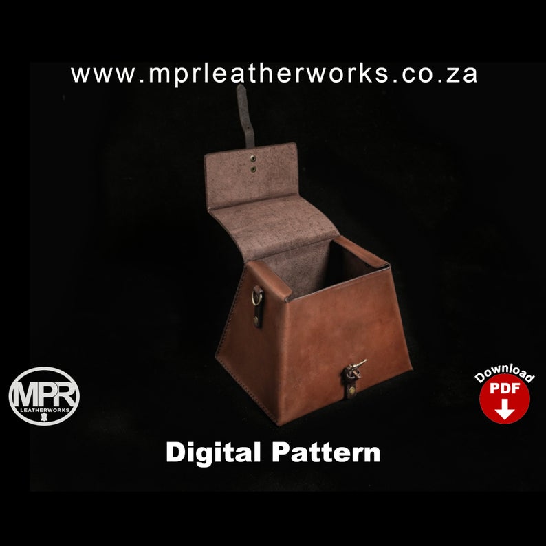 图片[2]-手工皮具图纸 单肩包mp019-皮艺果手工皮具图纸