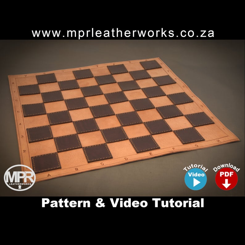 图片[2]-手工皮具图纸 棋盘mp023-皮艺果手工皮具图纸