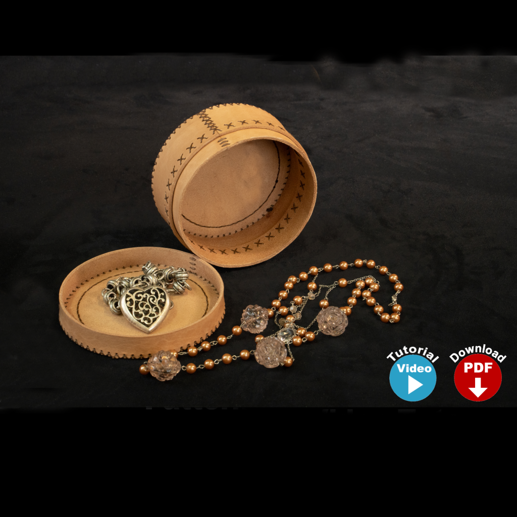 图片[3]-手工皮具图纸 珠宝盒mp031-皮艺果手工皮具图纸