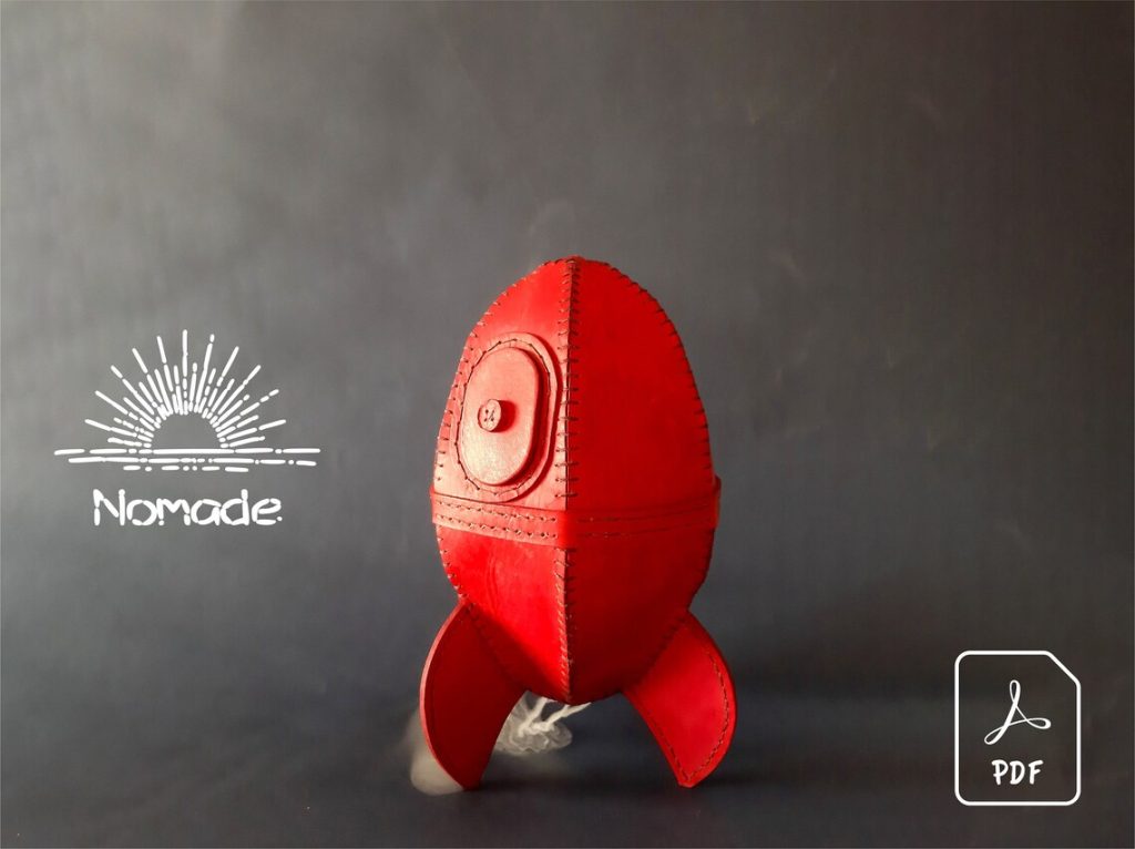 图片[2]-手工皮具图纸 香炉nc002-皮艺果手工皮具图纸