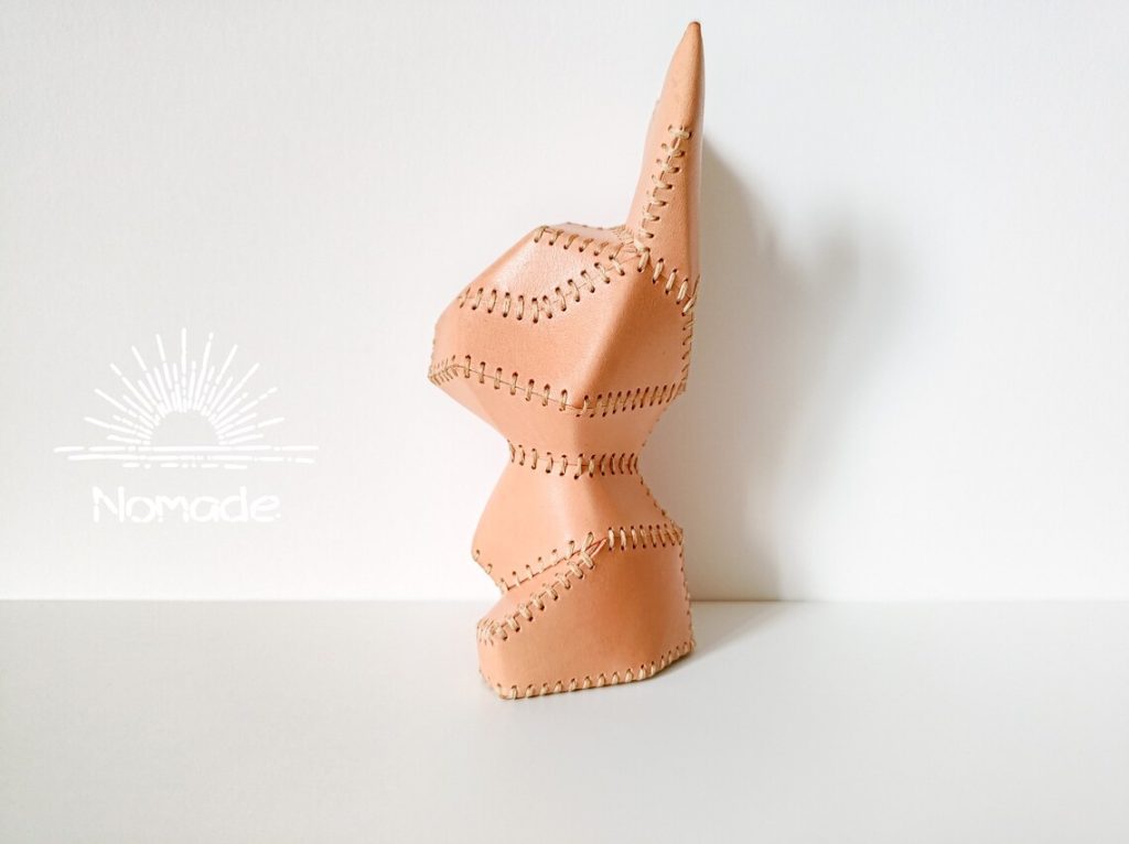 图片[1]-手工皮具图纸 皮兔子nc004-皮艺果手工皮具图纸