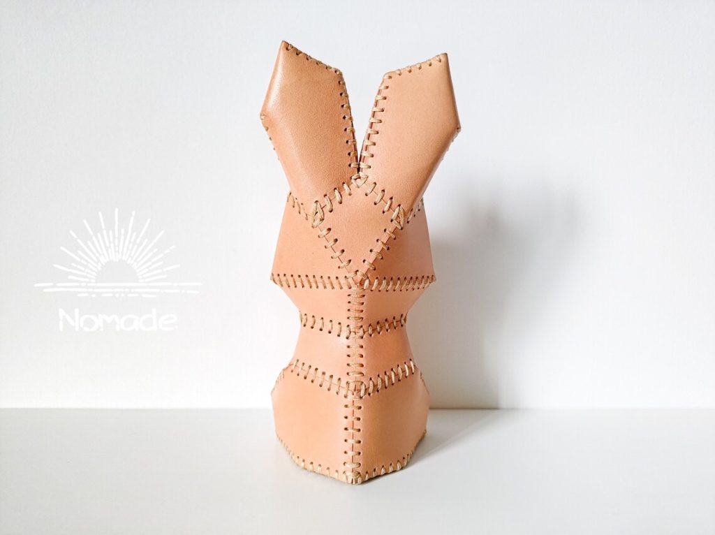 图片[2]-手工皮具图纸 皮兔子nc004-皮艺果手工皮具图纸