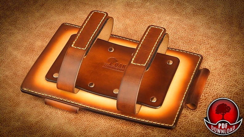 图片[3]-手工皮具图纸 名片夹oa011-皮艺果手工皮具图纸