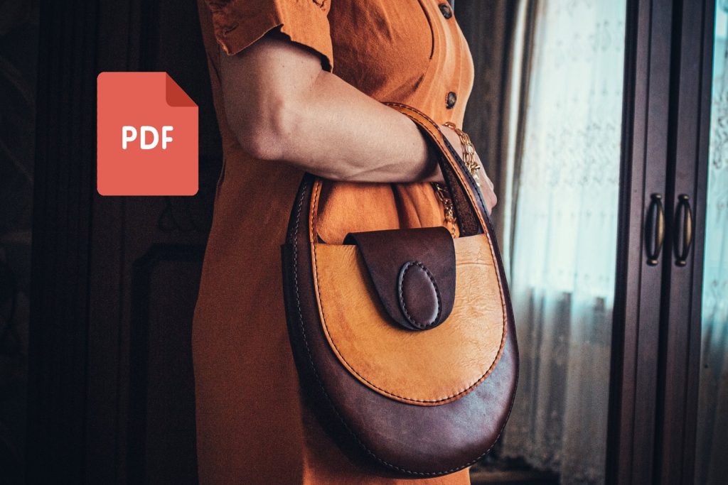 图片[3]-手工皮具图纸 托特包ol001-皮艺果手工皮具图纸