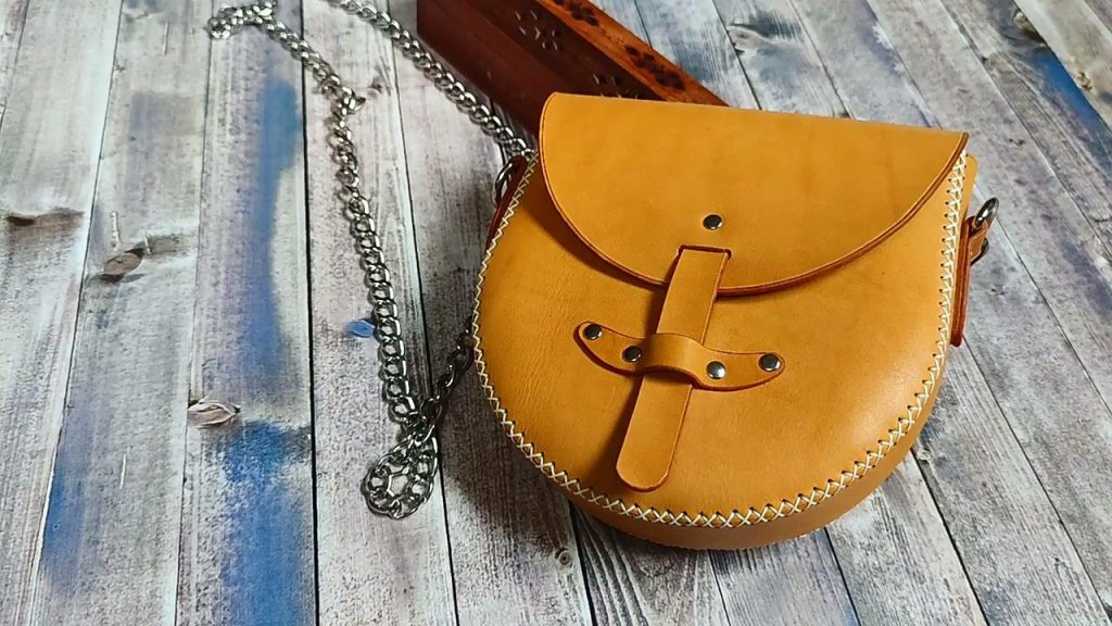 图片[1]-手工皮具图纸 挎包ol005-皮艺果手工皮具图纸