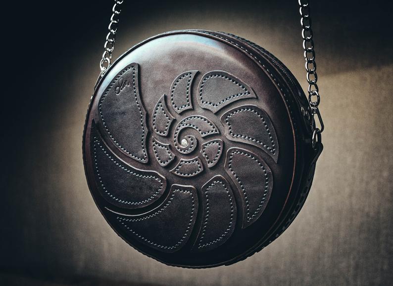 图片[3]-手工皮具图纸 圆包ol013-皮艺果手工皮具图纸