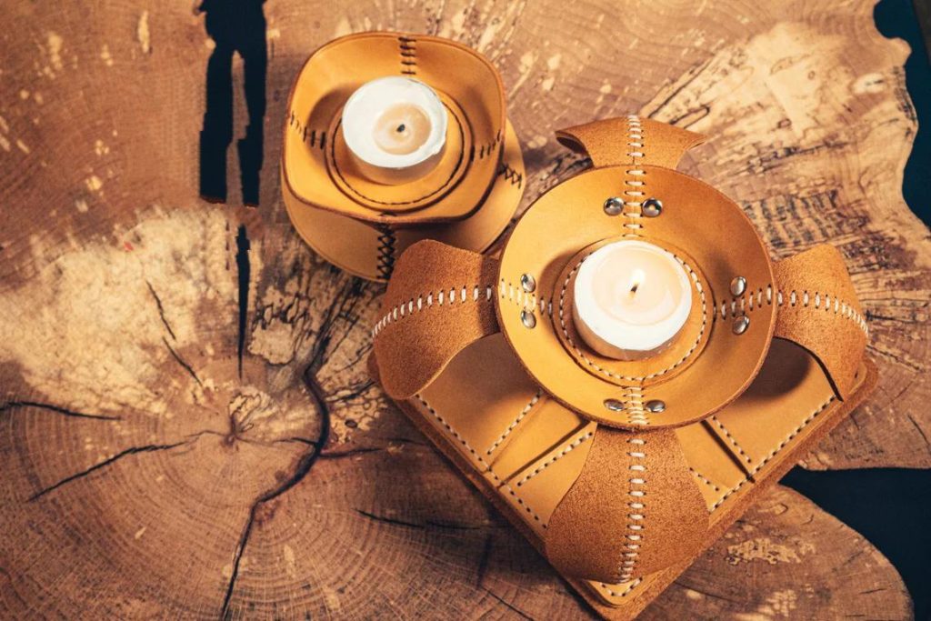 图片[3]-手工皮具图纸 烛台ol015-皮艺果手工皮具图纸